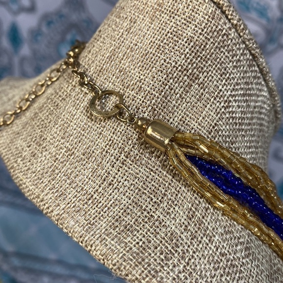 Necklace glass beaded multi strand adjustable necklace‎ 26” long - Picture 5 of 5